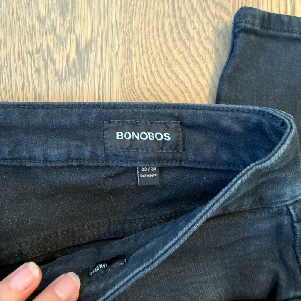 Men’s bonobos black Denim Jeans - Picture 3 of 7